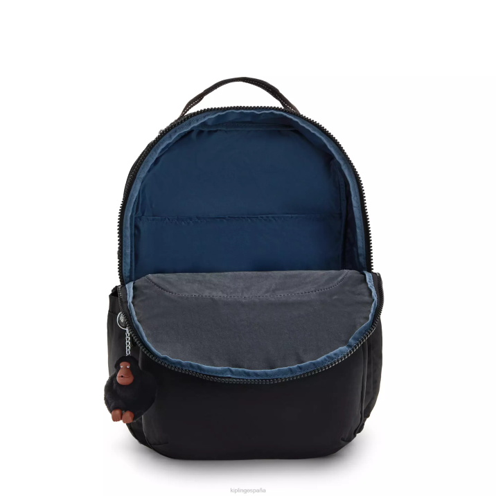 Mochila extragrande para portátil de 17\" Seoul Kipling verdadero tono negro mujer 884V488 mochilas para portátiles