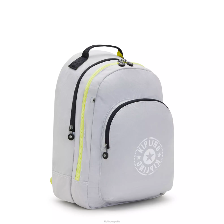 mochila curtis extragrande para portátil de 17\" Kipling aire gris mujer 884V364 mochilas para portátiles