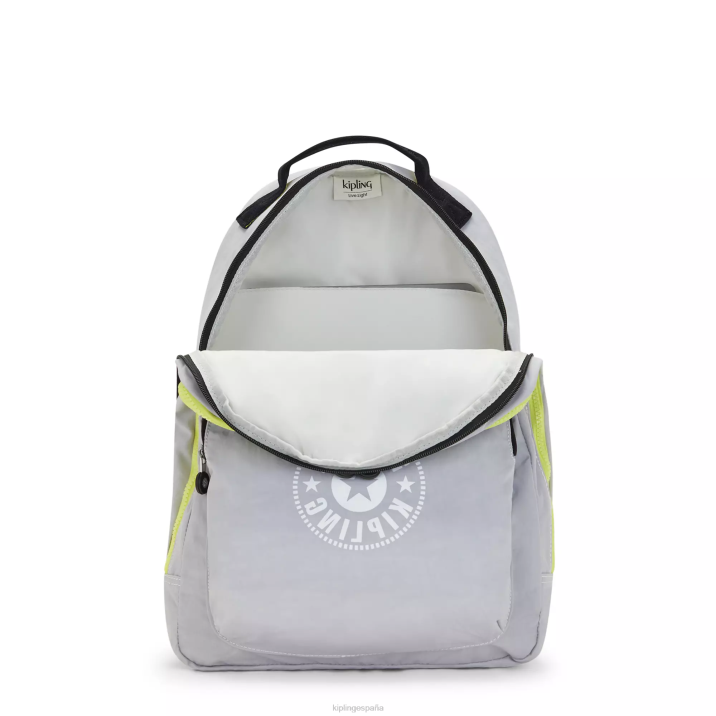 mochila curtis extragrande para portátil de 17\" Kipling aire gris mujer 884V364 mochilas para portátiles