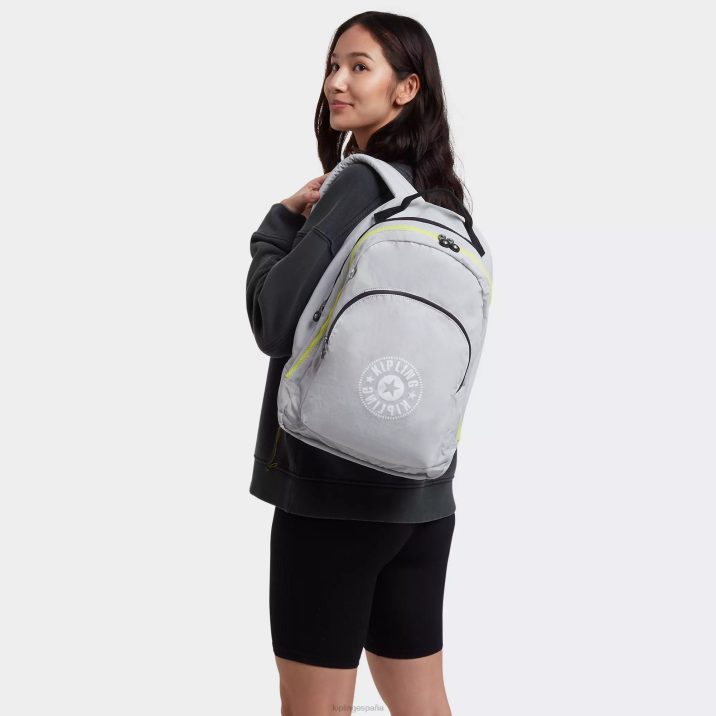 mochila curtis extragrande para portátil de 17\" Kipling aire gris mujer 884V364 mochilas para portátiles