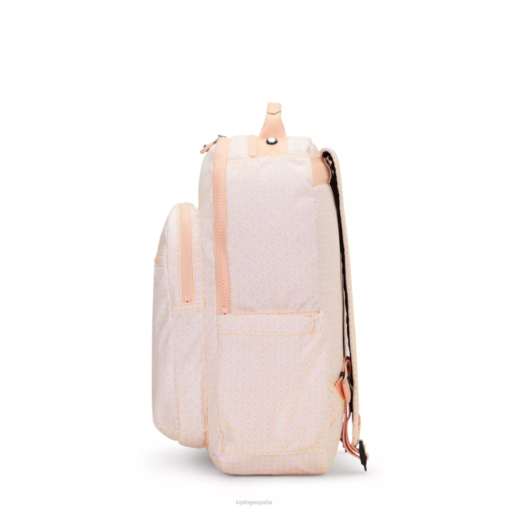 mochila grande para portátil de 15\" con estampado de seúl Kipling azulejo femenino mujer 884V467 mochilas para portátiles