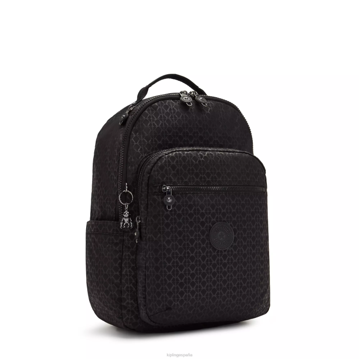 mochila grande para portátil de 15\" con estampado de seúl Kipling firma en relieve mujer 884V369 mochilas para portátiles