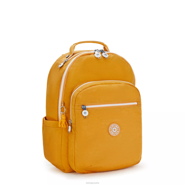 mochila grande para portátil de 15\" de seúl Kipling amarillo rapido mujer 884V472 mochilas para portátiles