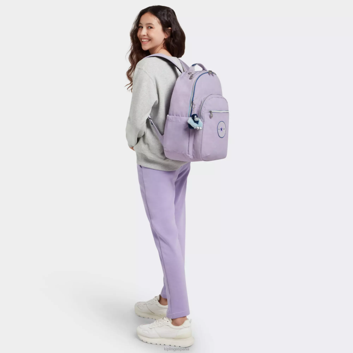 mochila grande para portátil de 15\" de seúl Kipling diversión lila sin fin mujer 884V445 mochilas para portátiles