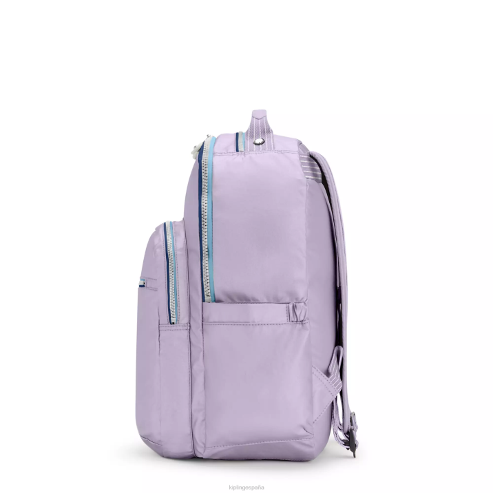 mochila grande para portátil de 15\" de seúl Kipling diversión lila sin fin mujer 884V445 mochilas para portátiles
