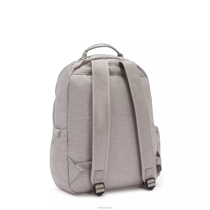 mochila grande para portátil de 15\" de seúl Kipling gris gris mujer 884V471 mochilas para portátiles