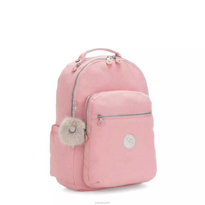 mochila grande para portátil de 15\" de seúl Kipling rosa nupcial mujer 884V432 mochilas para portátiles