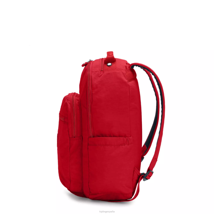 mochila grande para portátil de 15\" de seúl Kipling tono cereza mujer 884V474 mochilas para portátiles