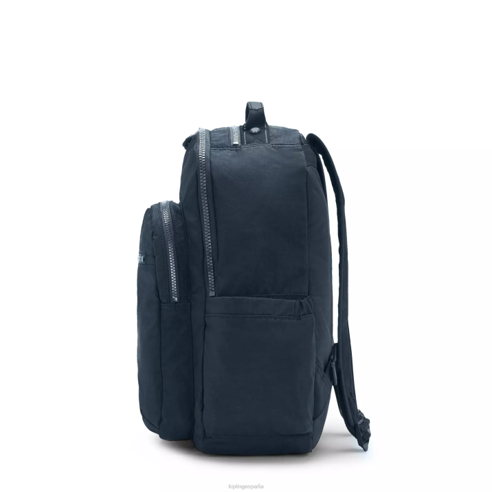mochila grande para portátil de 15\" de seúl Kipling verdadero tono azul mujer 884V470 mochilas para portátiles