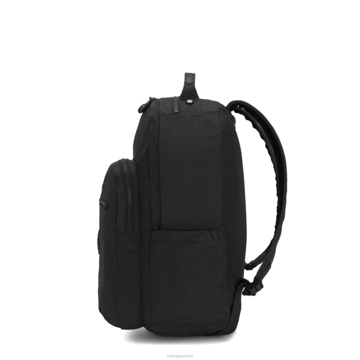 mochila grande para portátil de 15\" de seúl Kipling verdadero tono negro mujer 884V476 mochilas para portátiles