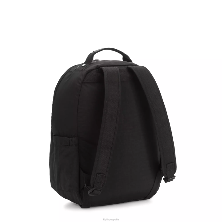 mochila grande para portátil de 15\" de seúl Kipling verdadero tono negro mujer 884V476 mochilas para portátiles