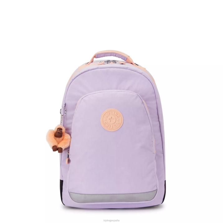 mochila para portátil de 17" para sala de clases Kipling interminable lila c mujer 884V437 mochilas para portátiles