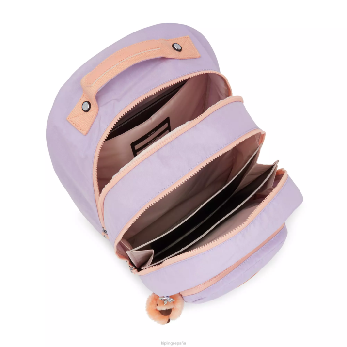 mochila para portátil de 17\" para sala de clases Kipling interminable lila c mujer 884V437 mochilas para portátiles
