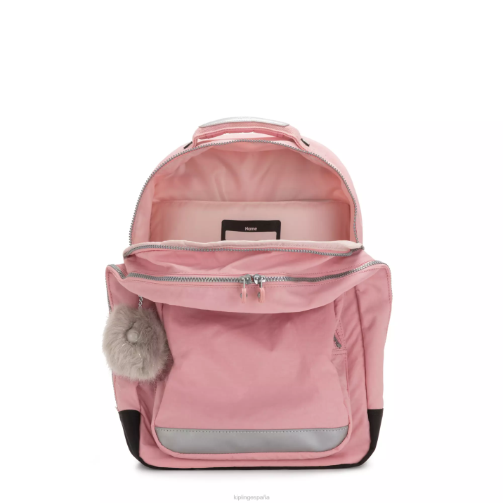 mochila para portátil de 17\" para sala de clases Kipling rosa nupcial mujer 884V436 mochilas para portátiles