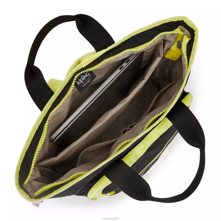 mochila sia para portátil de 15\" Kipling verdadera cal negra mujer 884V447 mochilas para portátiles