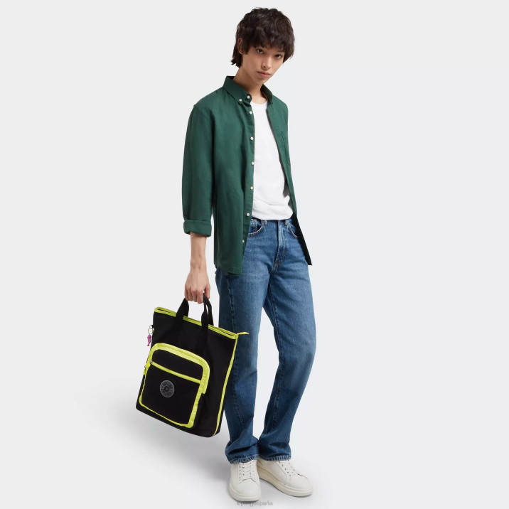 mochila sia para portátil de 15\" Kipling verdadera cal negra mujer 884V447 mochilas para portátiles