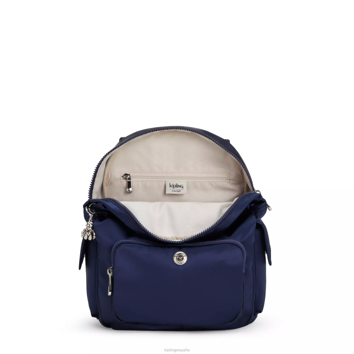 mochila pequeña city pack Kipling azul cósmico mujer 884V379 mochilas pequeñas