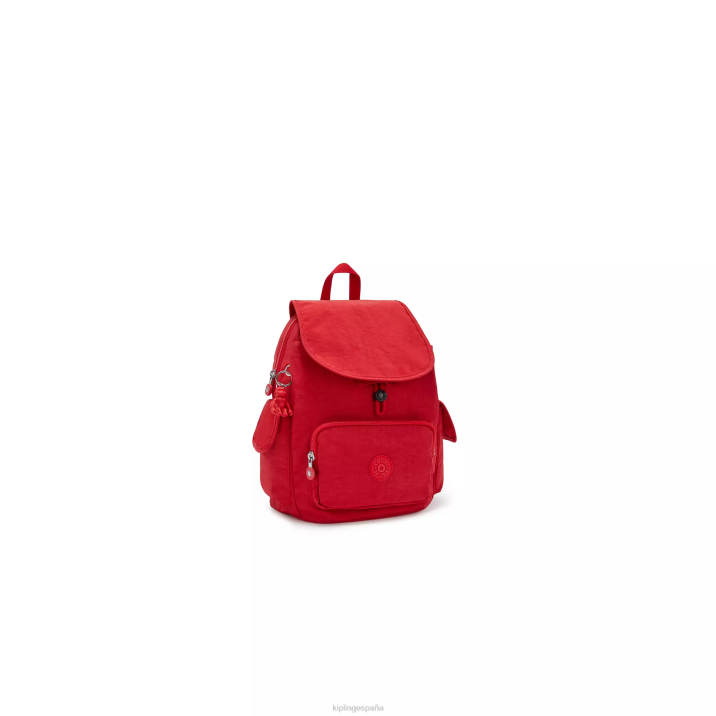 mochila pequeña city pack Kipling colorete rojo mujer 884V409 mochilas pequeñas