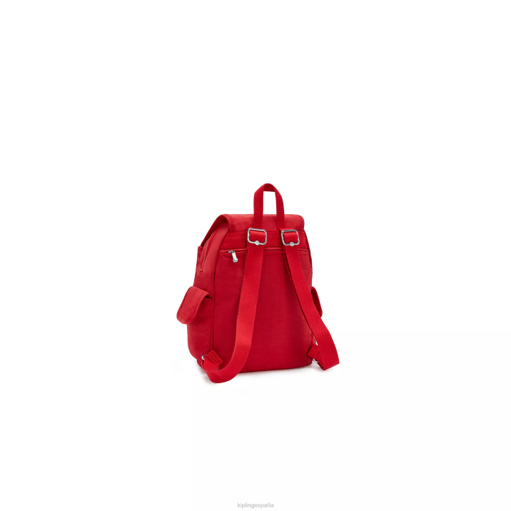 mochila pequeña city pack Kipling colorete rojo mujer 884V409 mochilas pequeñas