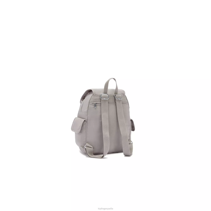 mochila pequeña city pack Kipling gris gris mujer 884V406 mochilas pequeñas