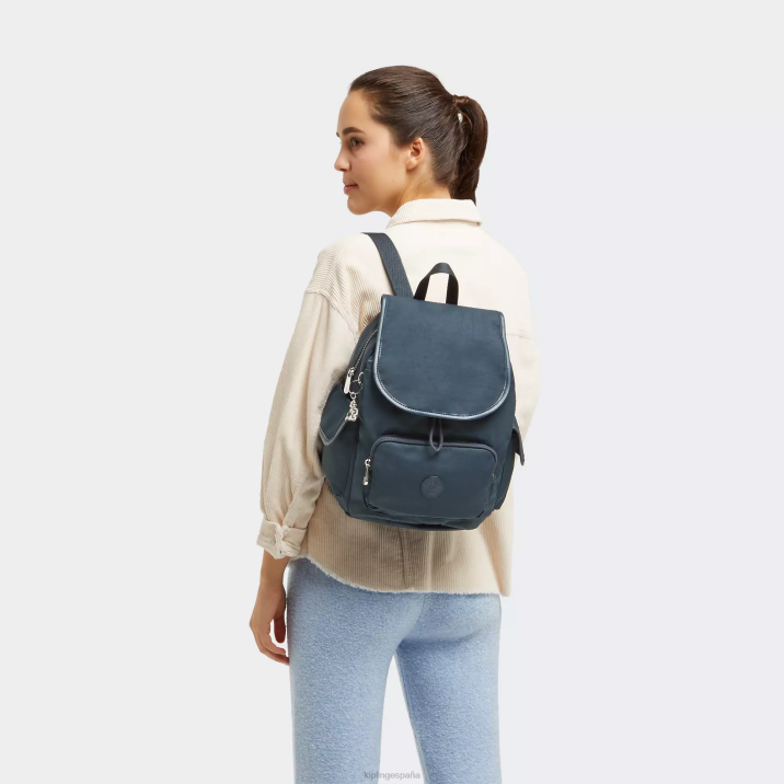 mochila pequeña city pack Kipling rico azul mujer 884V358 mochilas pequeñas