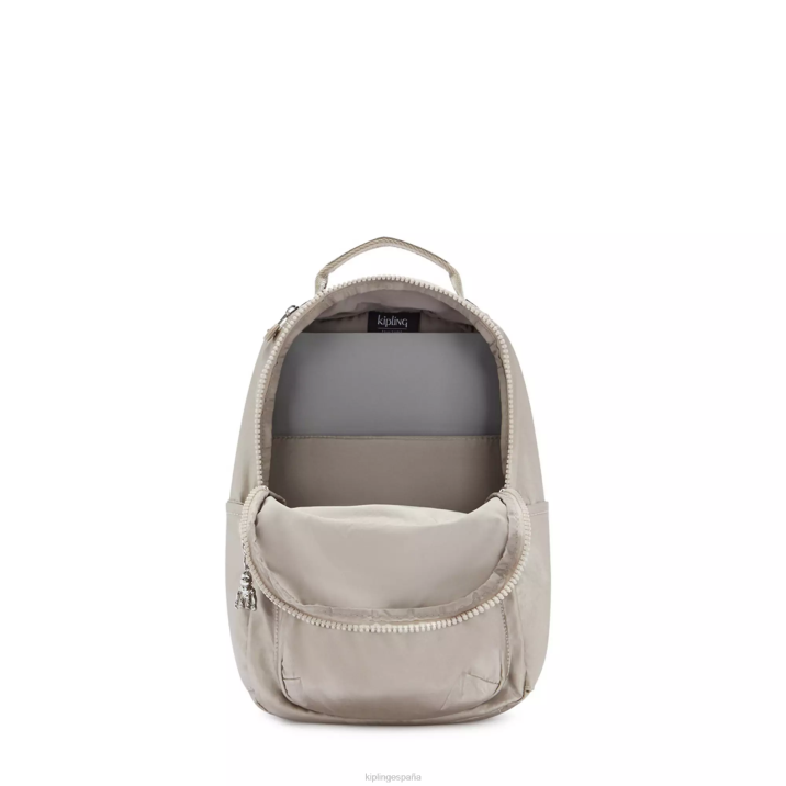 mochila pequeña con tablet metalizada seoul Kipling resplandor metalico mujer 884V418 mochilas pequeñas