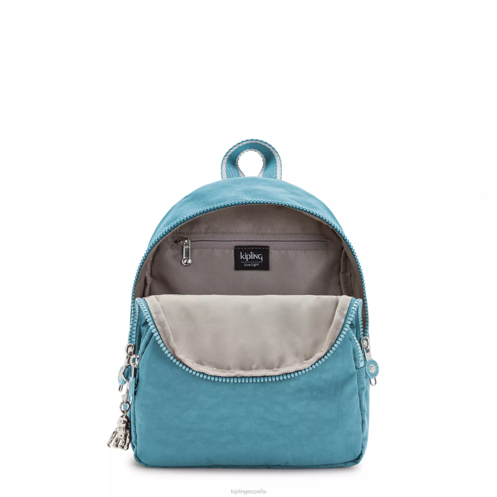 mochila pequeña paola Kipling verde azulado del océano mujer 884V383 mochilas pequeñas